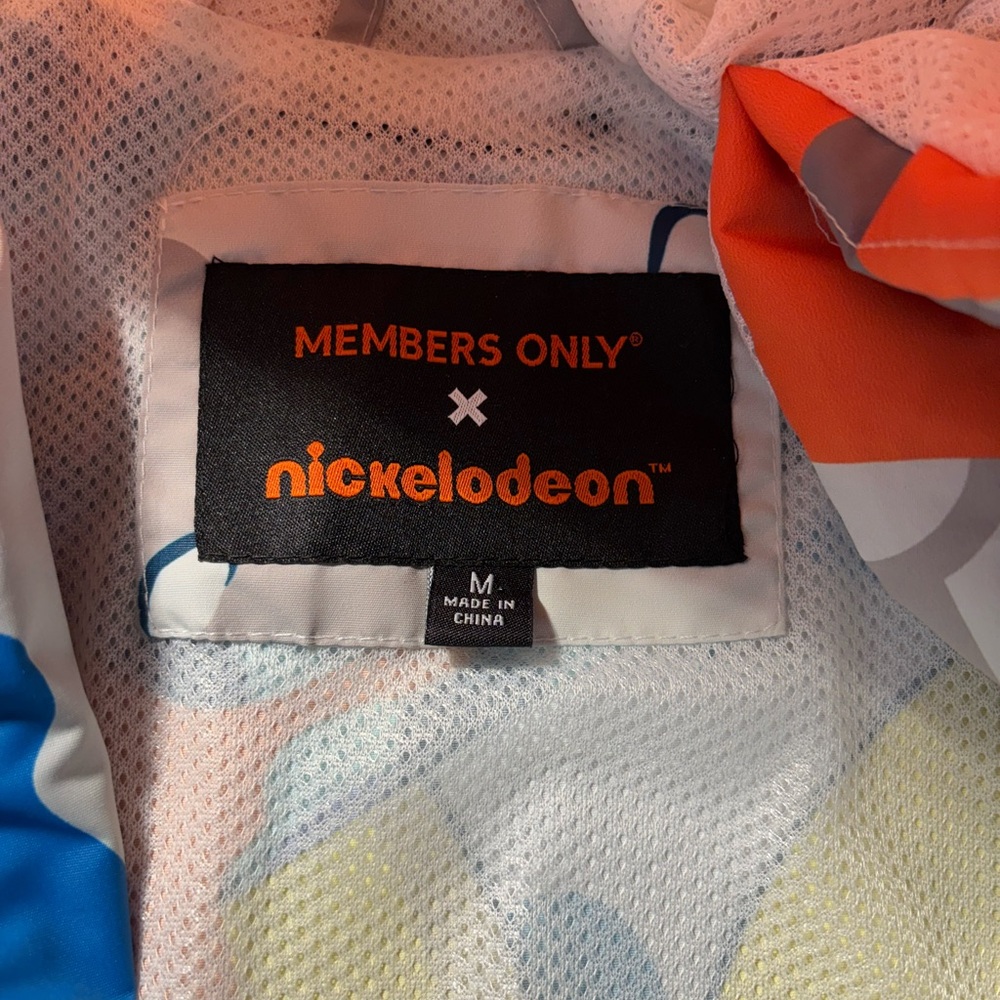 Members Only Hey Arnold Graphic Winbreaker full zip Jacket - Picture 9 of 16